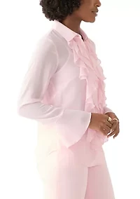Women's Cascading Ruffle Blouse