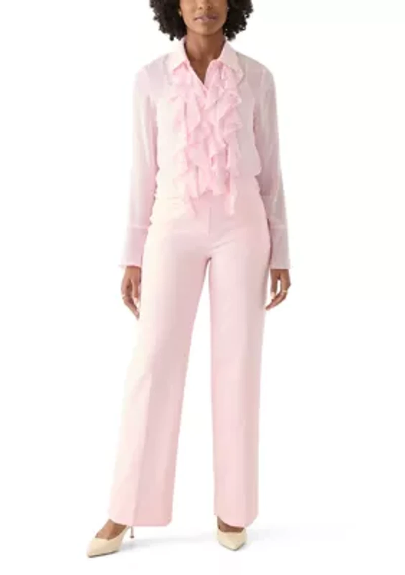 Women's Cascading Ruffle Blouse