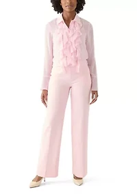 Women's Cascading Ruffle Blouse