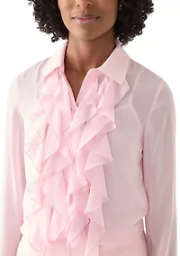 Women's Cascading Ruffle Blouse
