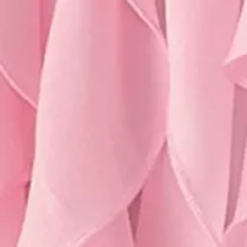 Petite Long Sleeve Button Front Ruffle Blouse