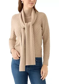 Women's Scarf Sweater