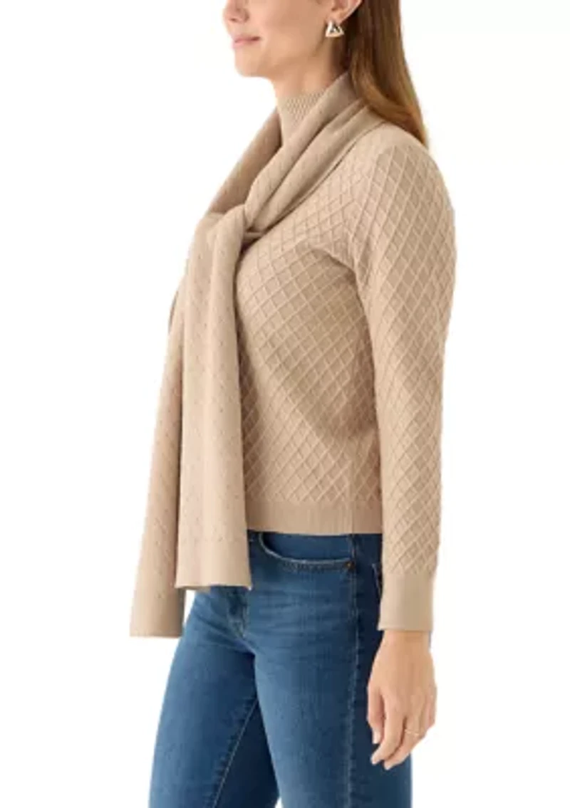 Women's Scarf Sweater