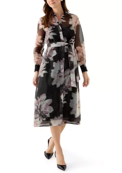 Women's Tiered Shirt Dress