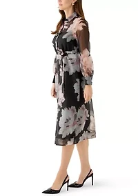 Women's Tiered Shirt Dress