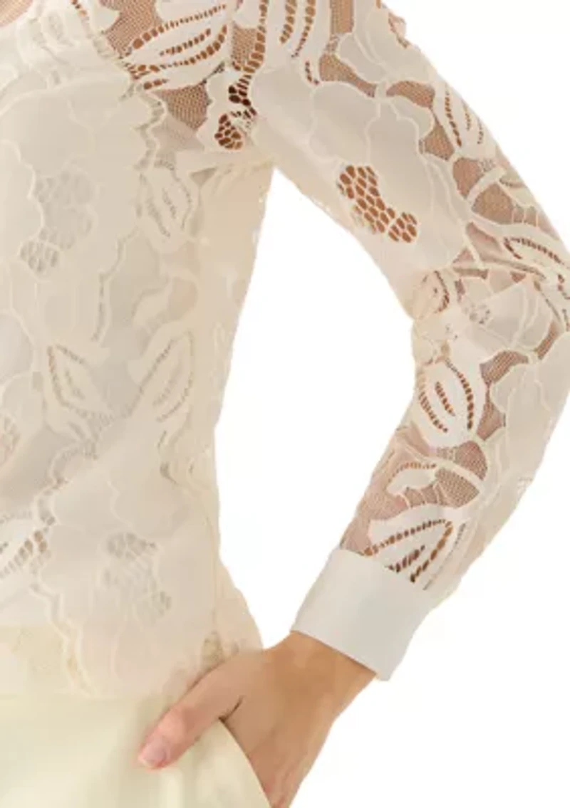 Women's Long Sleeve Button Down Top