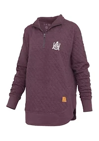 NCAA Alabama A&M Bulldogs North Fork Roseburg Quilted Fleece Pullover