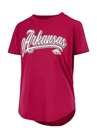 NCAA Arkansas Razorbacks Harlow Glitter Tee