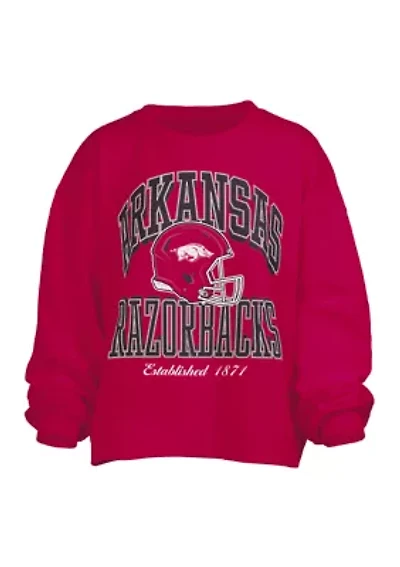 NCAA Arkansas Razorbacks Cavelli Janise Fleece Pullover