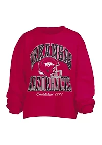 NCAA Arkansas Razorbacks Cavelli Janise Fleece Pullover