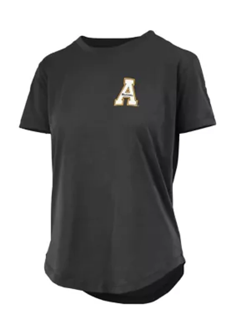 Women's NCAA Appalachian State Mountaineers Curly Viper Graphic T-Shirt