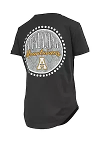 Women's NCAA Appalachian State Mountaineers Curly Viper Graphic T-Shirt