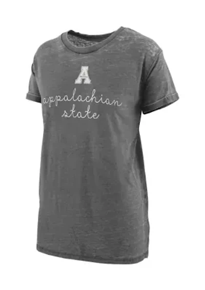 Women's NCAA Appalachian State Mountaineers Ryland Script Boyfriend Graphic T-Shirt
