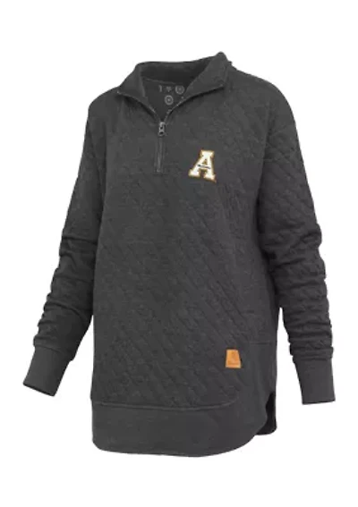 NCAA Appalachian State Mountaineers North Fork Roseburg Quilted Fleece Pullover