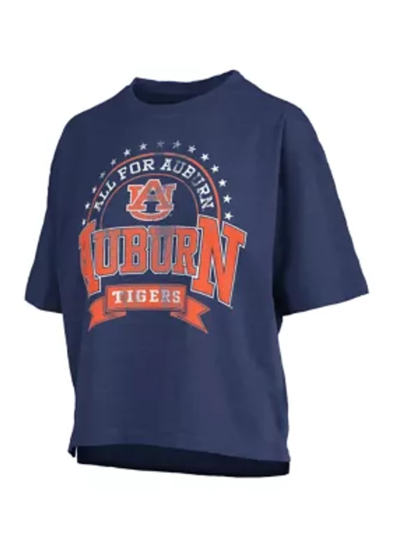NCAA Auburn Tigers Captain Motley Crew Neck Top