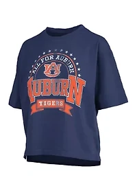NCAA Auburn Tigers Captain Motley Crew Neck Top