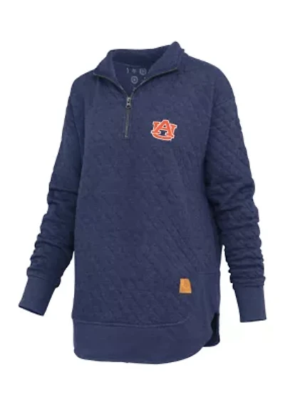 NCAA Auburn Tigers North Fork Roseburg Quilted Fleece Pullover