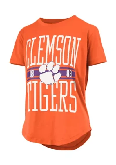NCAA Clemson Tigers Bozeman Short Sleeve Graphic T-Shirt