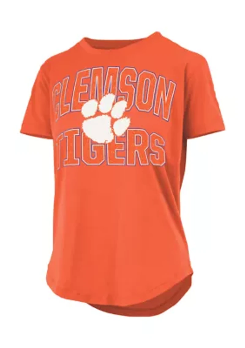 NCAA Clemson Tigers Maxima Glitter Top