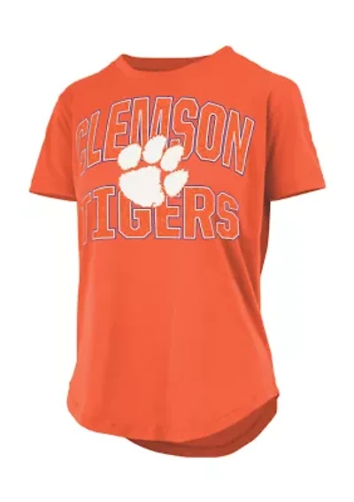 NCAA Clemson Tigers Maxima Glitter Top