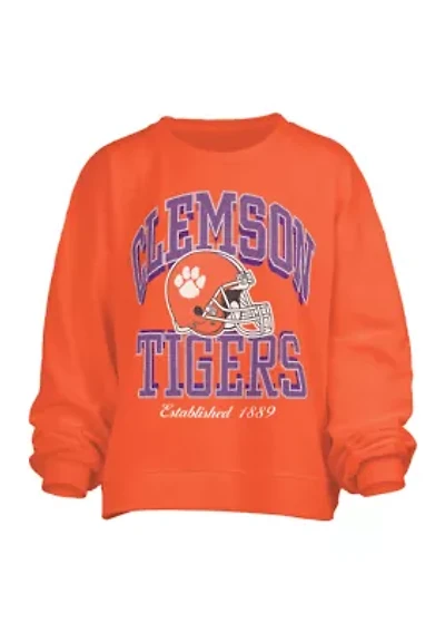NCAA Clemson Tigers Cavelli Janise Fleece Pullover