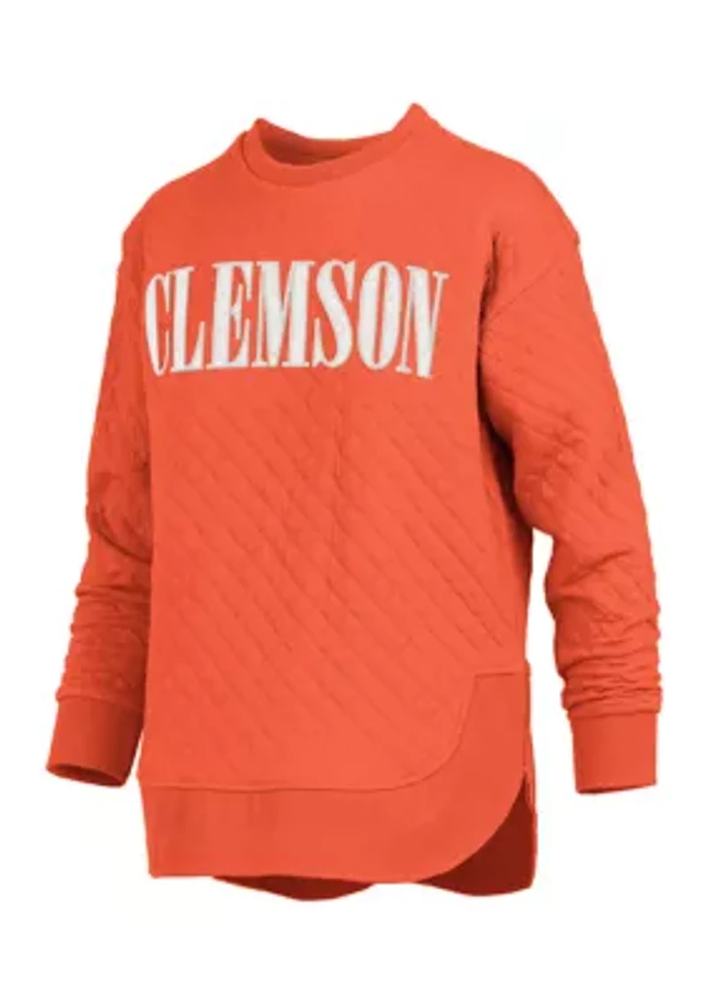NCAA Clemson Tigers Pasadena Quilted Top