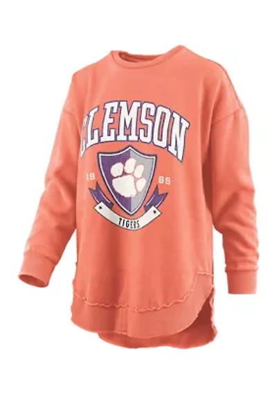 NCAA Clemson Tigers Buckler Fleece Pullover