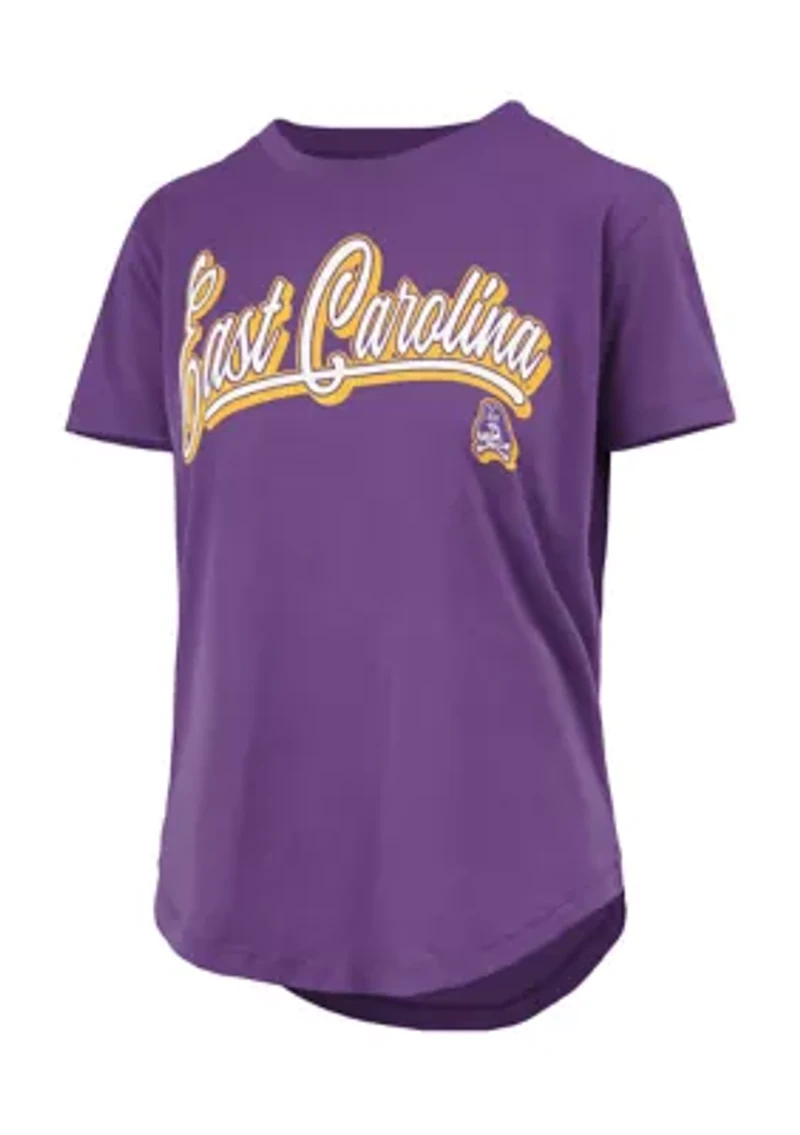 NCAA East Carolina Pirates Harlow Glitter T-Shirt