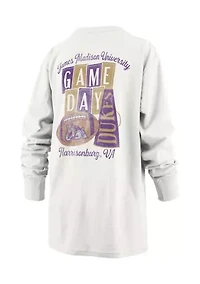 NCAA James Madison Dukes Cheer Time  Graphic T-Shirt