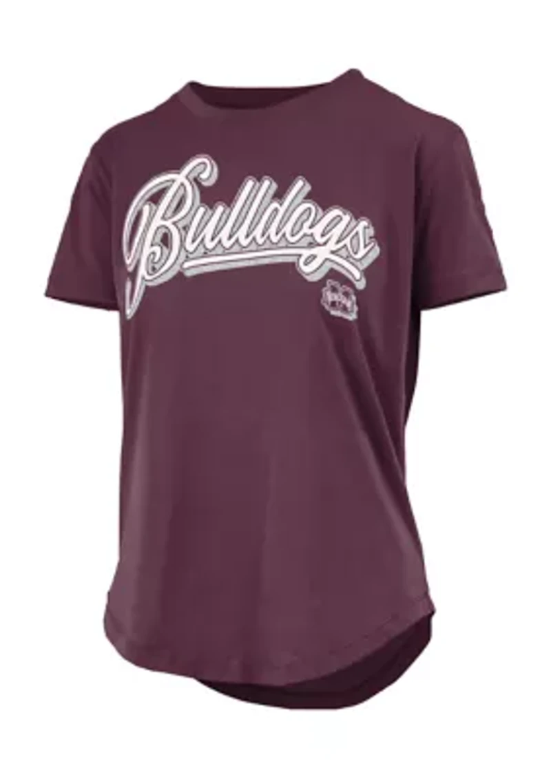 NCAA Mississippi State Bulldogs Harlow Glitter T-Shirt