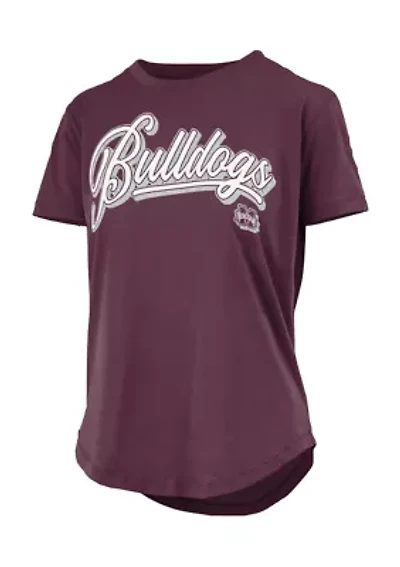 NCAA Mississippi State Bulldogs Harlow Glitter T-Shirt
