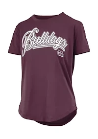 NCAA Mississippi State Bulldogs Harlow Glitter T-Shirt