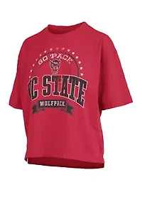 NCAA NC State Wolfpack Captain Motley Crew Neck Top