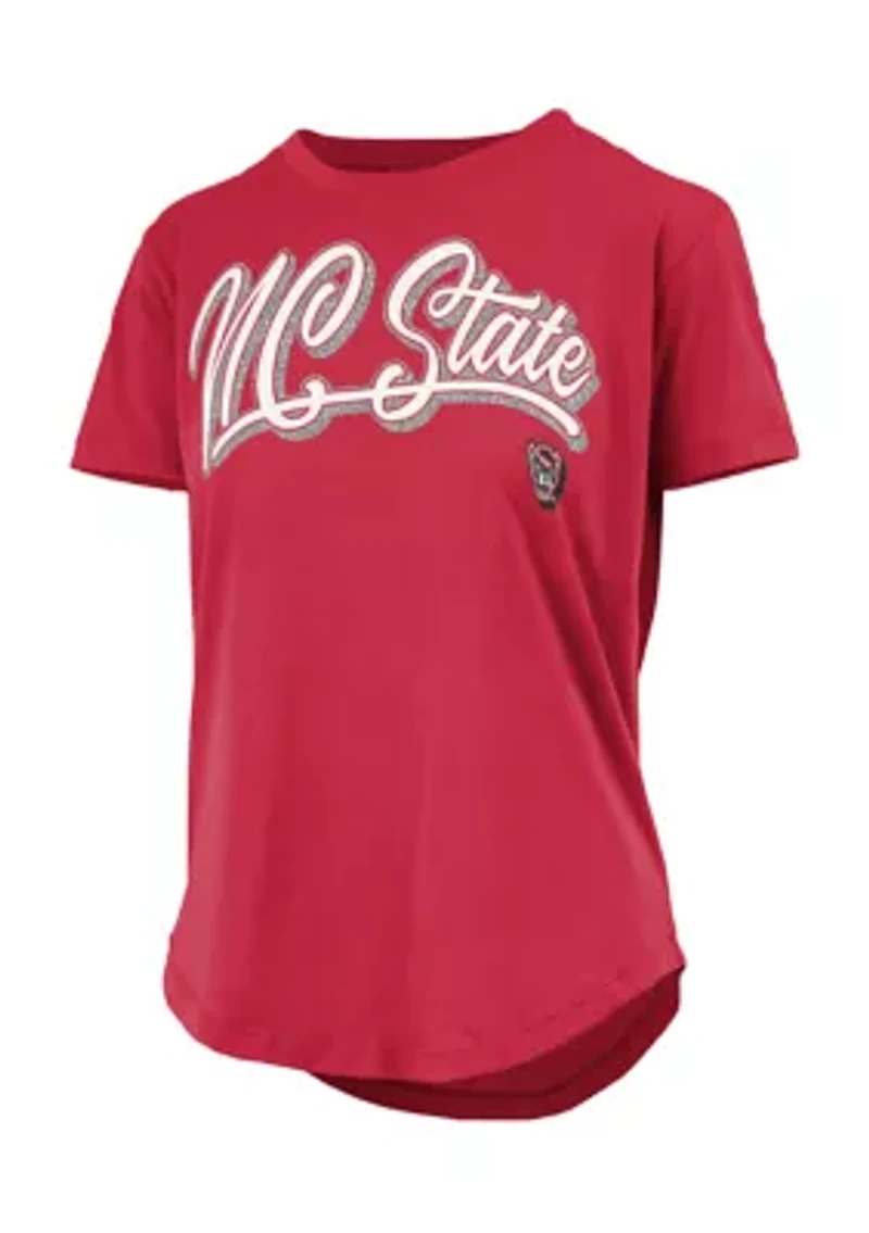 NCAA NC State Wolfpack Harlow Glitter T-Shirt