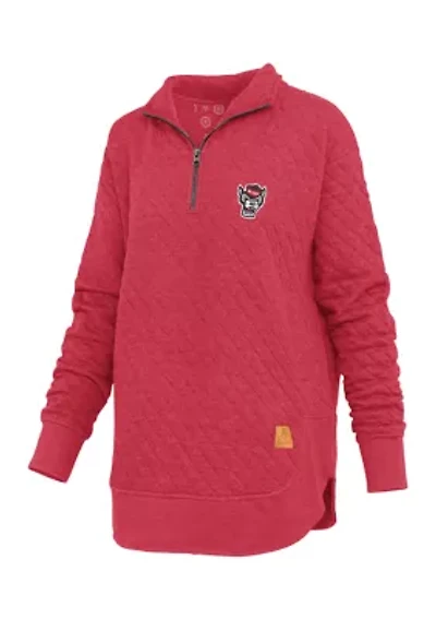 NCAA NC State Wolfpack North Fork Roseburg Quilted Fleece Pullover