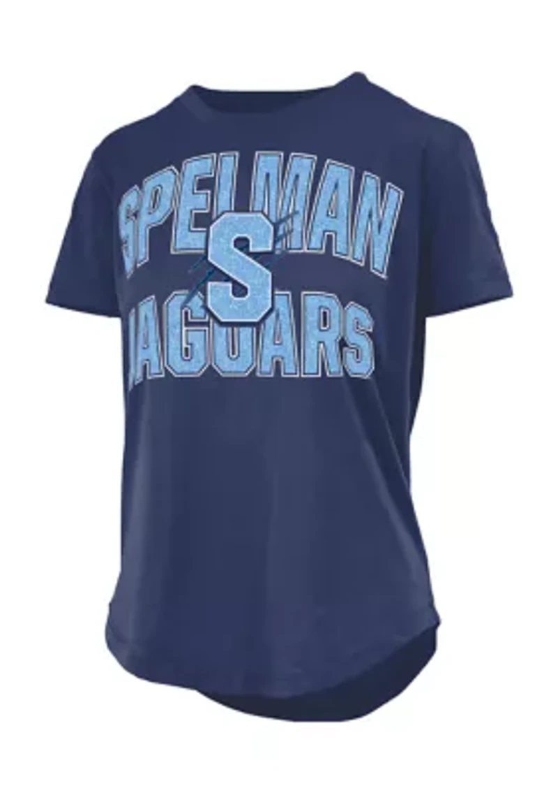 NCAA Spelman Maxima Glitter Short Sleeve Graphic T-Shirt