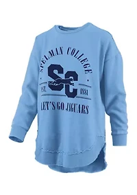 NCAA Spelman Jaguars Sloane Melange Poncho Fleece Pullover