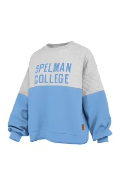 NCAA Spelman Kaia Priscilla Quilted Fleece Sweatshirt