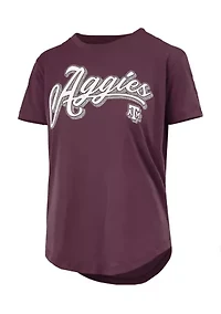 NCAA Texas A&M Aggies Harlow Glitter T-Shirt