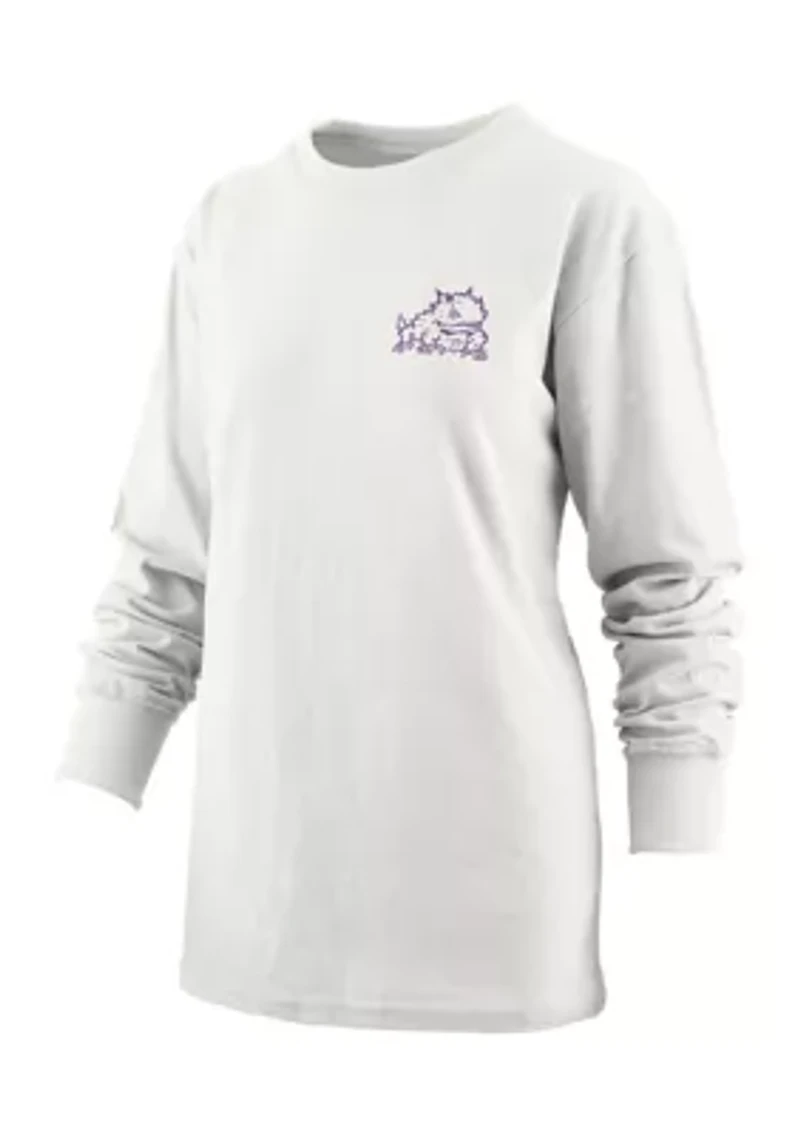 NCAA TCU Horned Frogs Cheer Time Long Sleeve Top