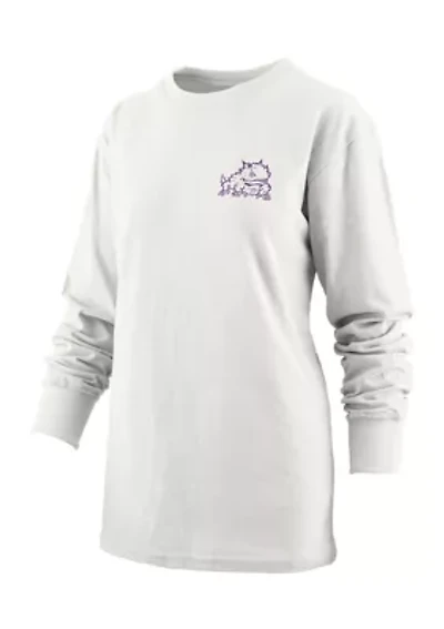 NCAA TCU Horned Frogs Cheer Time Long Sleeve Top