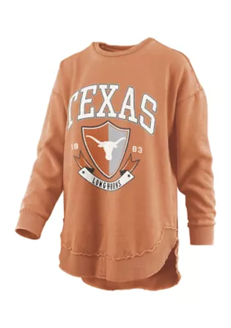 NCAA Texas Longhorns Buckler Poncho Fleece Sweatshirt