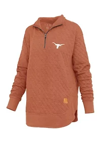 NCAA Texas Longhorns North Fork Roseburg Quilted Fleece Pullover