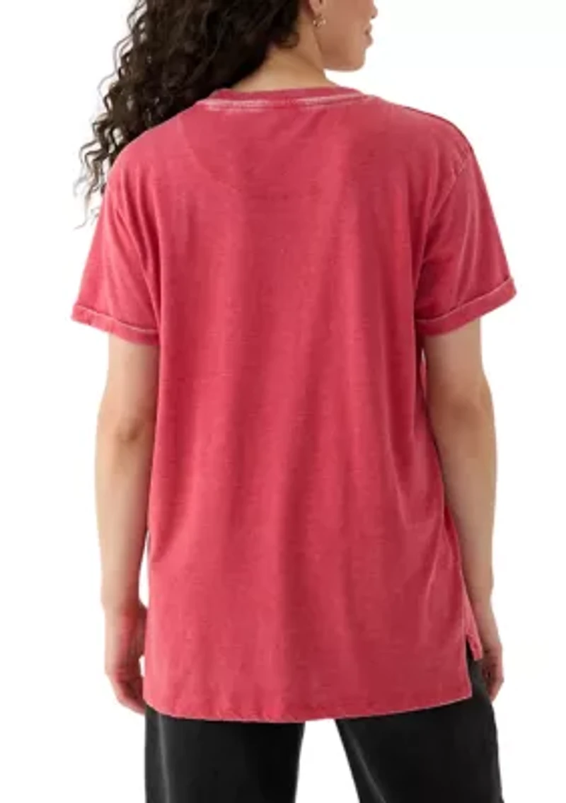 NCAA Alabama Crimson Tide Vintage Boyfriend Graphic T-Shirt