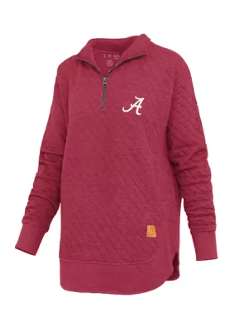 NCAA Alabama Crimson Tide North Fork Roseburg Quilted Fleece Pullover