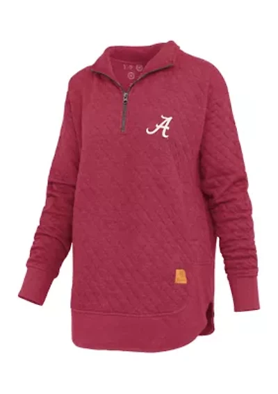 NCAA Alabama Crimson Tide North Fork Roseburg Quilted Fleece Pullover