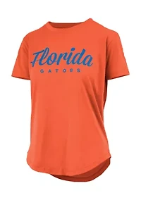 NCAA Florida Gators Aleena Rounded Bottom T-Shirt