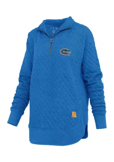NCAA Florida Gators North Fork Roseburg Quilted Fleece Pullover