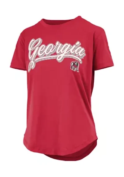 NCAA Georgia Bulldogs Harlow Glitter Tee