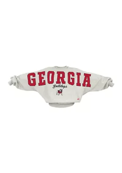 NCAA Georgia Bulldogs Flannigan Fleece Pullover